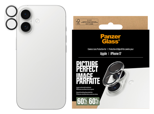 PanzerGlass PicturePerfect iPhone 17 Camera Protector Glas afbeelding 1