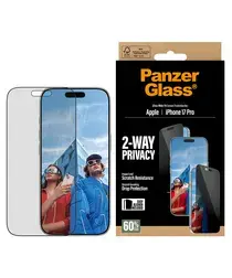 PanzerGlass Ultra-Wide iPhone 17 Pro Screen Protector Privacy Glass afbeelding