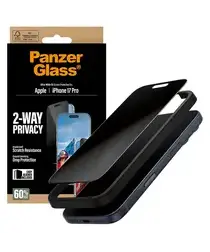 PanzerGlass Ultra-Wide iPhone 17 Pro Screen Protector Privacy Glass afbeelding