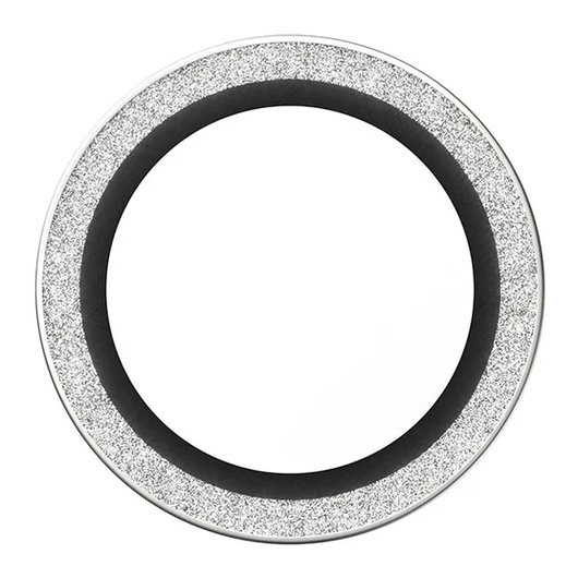 PanzerGlass Hoops Rings iPhone Air Camera Lens Protector Glas Glitter Zilver afbeelding 4