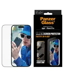 PanzerGlass Ultra-Wide Clear iPhone 17 Pro Screen Protector Tempered Glass afbeelding