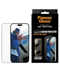 PanzerGlass Ultra-Wide Clear iPhone 17 Pro Max Screen Protector Tempered Glass afbeelding