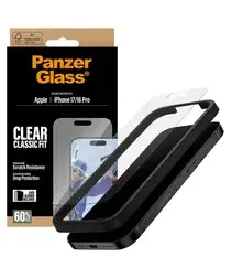 PanzerGlass Classic Fit iPhone 17 / 16 Pro Screen Protector Tempered Glass afbeelding
