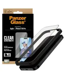PanzerGlass Ultra-Wide iPhone 17 / 16 Pro Screen Protector Tempered Glass afbeelding
