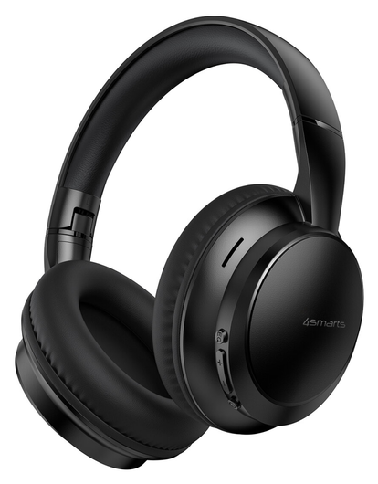 4smarts SkyBuds Wave Over-Ear Draadloze Bluetooth Koptelefoon Zwart afbeelding 1