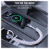 4smarts USB-C naar USB-C Krulsnoer Kabel 240W Power Delivery 50CM Wit afbeelding 3