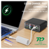 4smarts USB-C naar USB-C Krulsnoer Kabel 240W Power Delivery 50CM Wit afbeelding 4