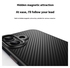 Apple iPhone 17 Hoesje MagSafe Back Cover Carbon Fiber Zwart afbeelding 5