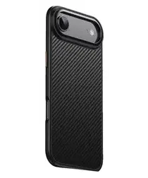 Apple iPhone Air Hoesje MagSafe Back Cover Carbon Fiber Zwart afbeelding
