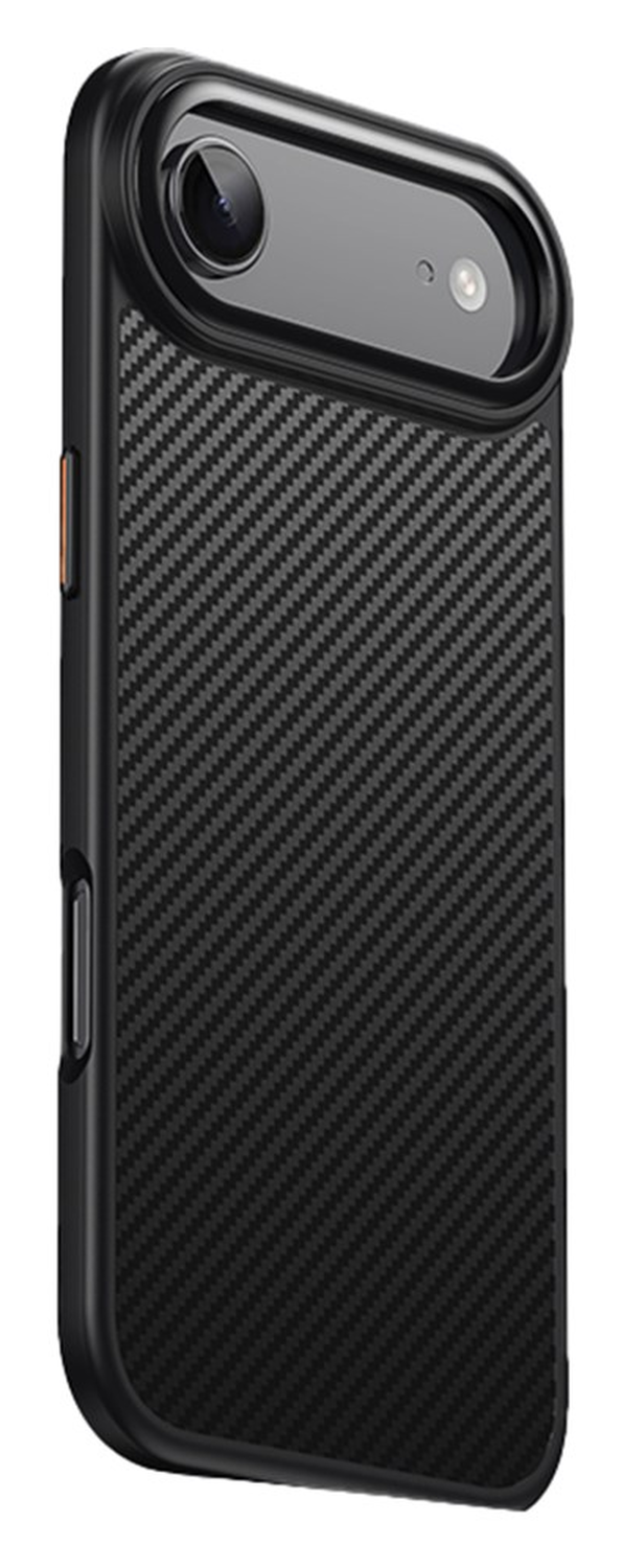 Apple iPhone Air Hoesje MagSafe Back Cover Carbon Fiber Zwart afbeelding 1