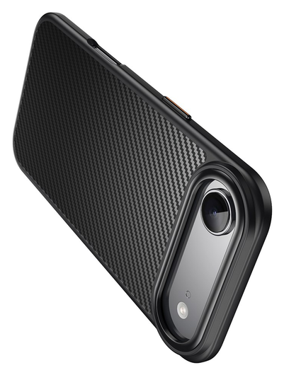 Apple iPhone Air Hoesje MagSafe Back Cover Carbon Fiber Zwart afbeelding 9