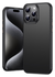 Apple iPhone 16 Pro Max Hoesje MagSafe Back Cover Carbon Fiber Zwart afbeelding 1