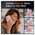 Apple iPhone 17 Hoesje MagSafe Back Cover met Kickstand Roze afbeelding 6