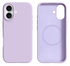 Apple iPhone 17 Hoesje MagSafe Siliconen Back Cover Dun Paars