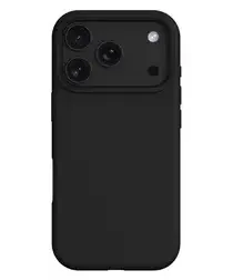 Apple iPhone 17 Pro Hoesje MagSafe Siliconen Back Cover Dun Zwart afbeelding