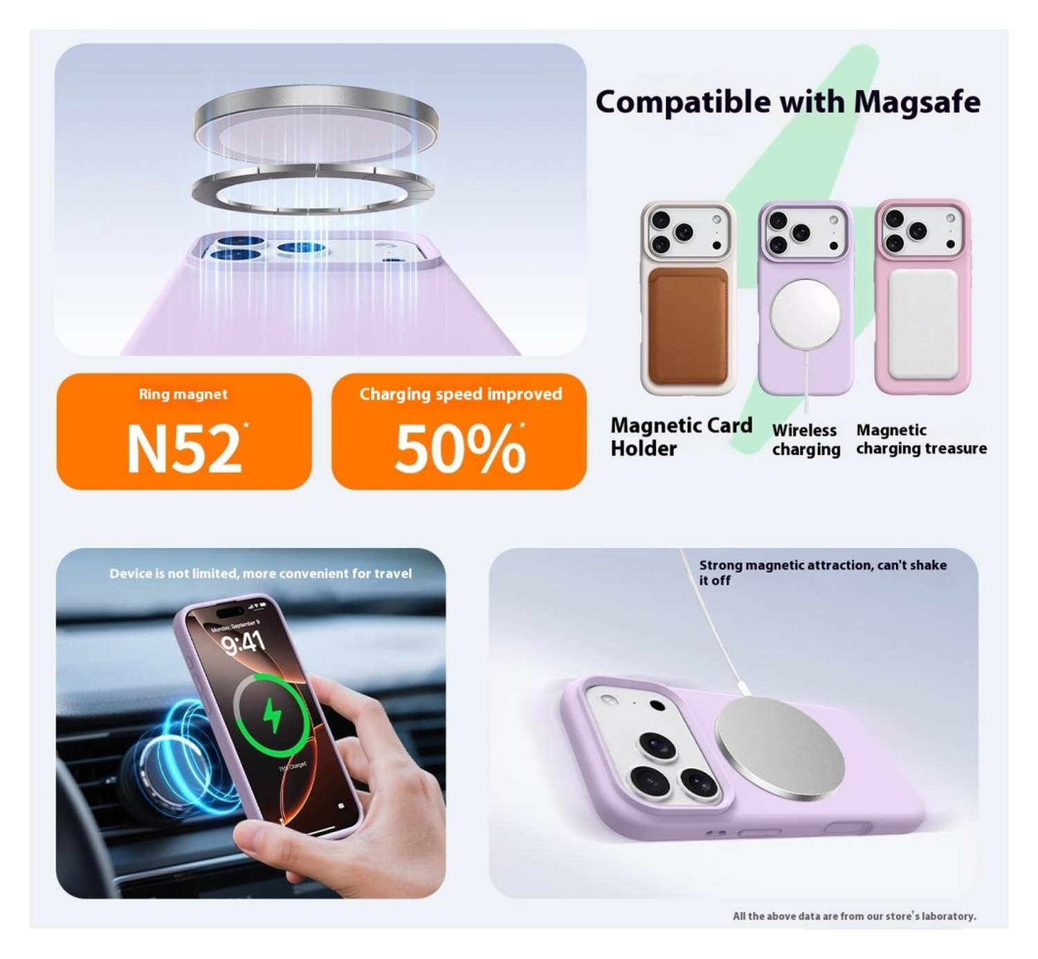 Apple iPhone 17 Pro Hoesje MagSafe Siliconen Back Cover Dun Zwart afbeelding 4