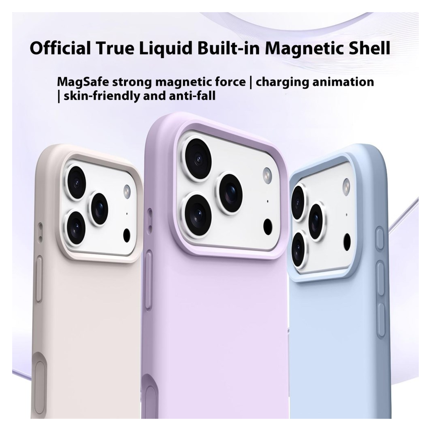 Apple iPhone 17 Pro Hoesje MagSafe Siliconen Back Cover Dun Zwart afbeelding 9