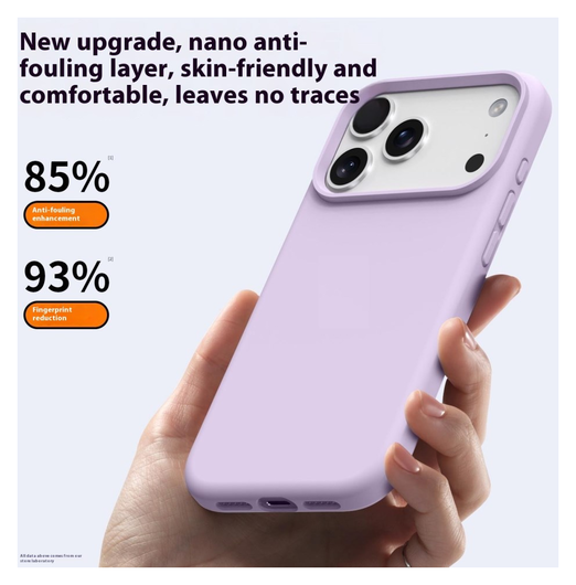 Apple iPhone 17 Pro Hoesje MagSafe Siliconen Back Cover Dun Zwart afbeelding 5