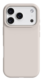 Apple iPhone 17 Pro Hoesje MagSafe Siliconen Back Cover Dun Beige