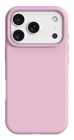 Apple iPhone 17 Pro Hoesje MagSafe Siliconen Back Cover Dun Roze afbeelding 1