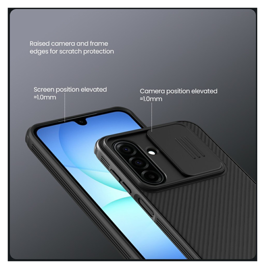 Nillkin CamShield MagSafe Samsung Galaxy A17 Hoesje Camera Slider Zwart afbeelding 9