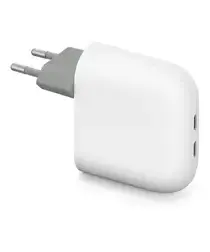 Originele Google Pixel Flex 67W Dual USB-C Snellader Power Delivery Wit afbeelding