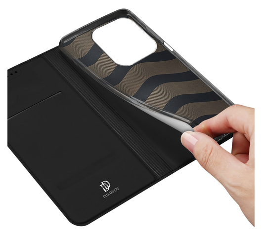Dux Ducis Skin Pro Xiaomi Redmi 15C Hoesje Portemonnee Book Case Zwart afbeelding 8