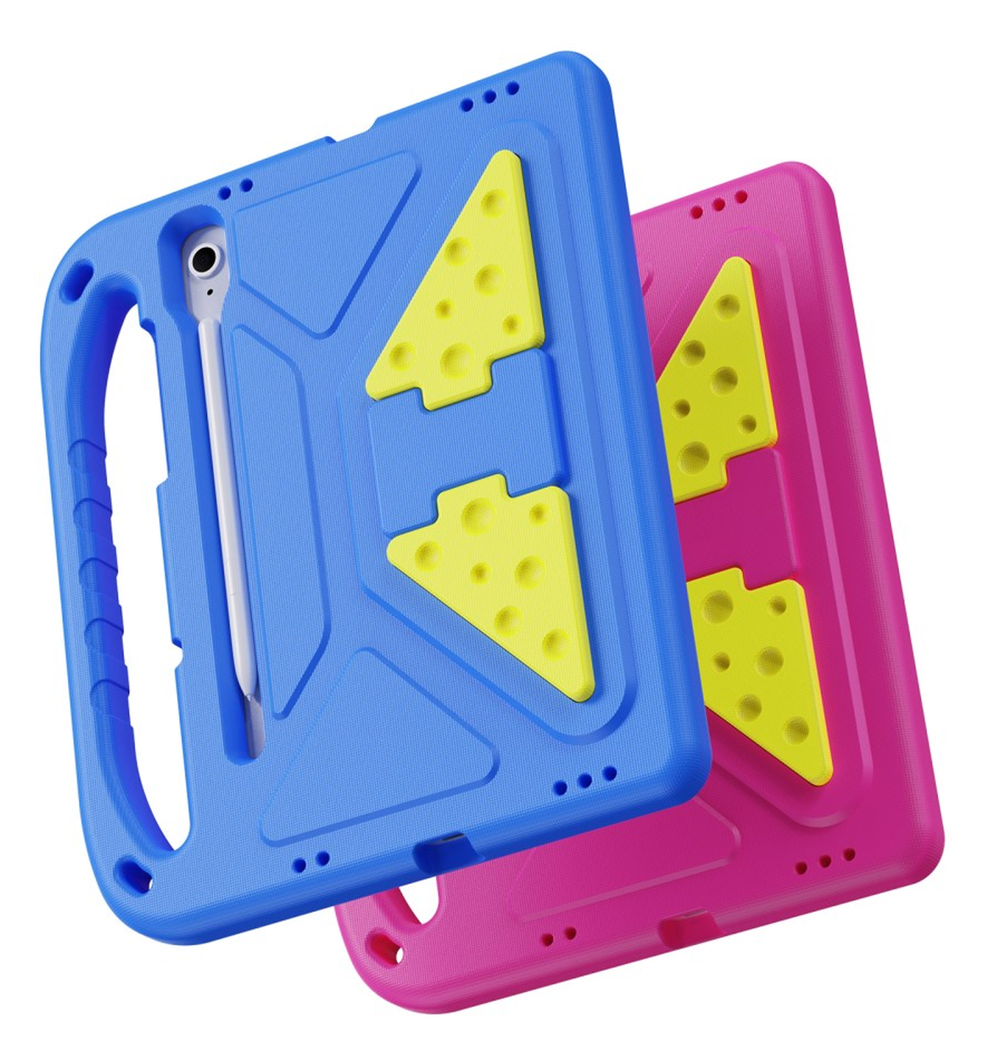 Dux Ducis PUFF Samsung Tab S10 Lite/S10 FE/S9 FE Kinder Tablethoes Handvat Roze afbeelding 10