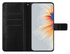 Samsung Galaxy A17 / A26 Hoesje Mandala Book Case met Pasjeshouder Zwart afbeelding 2