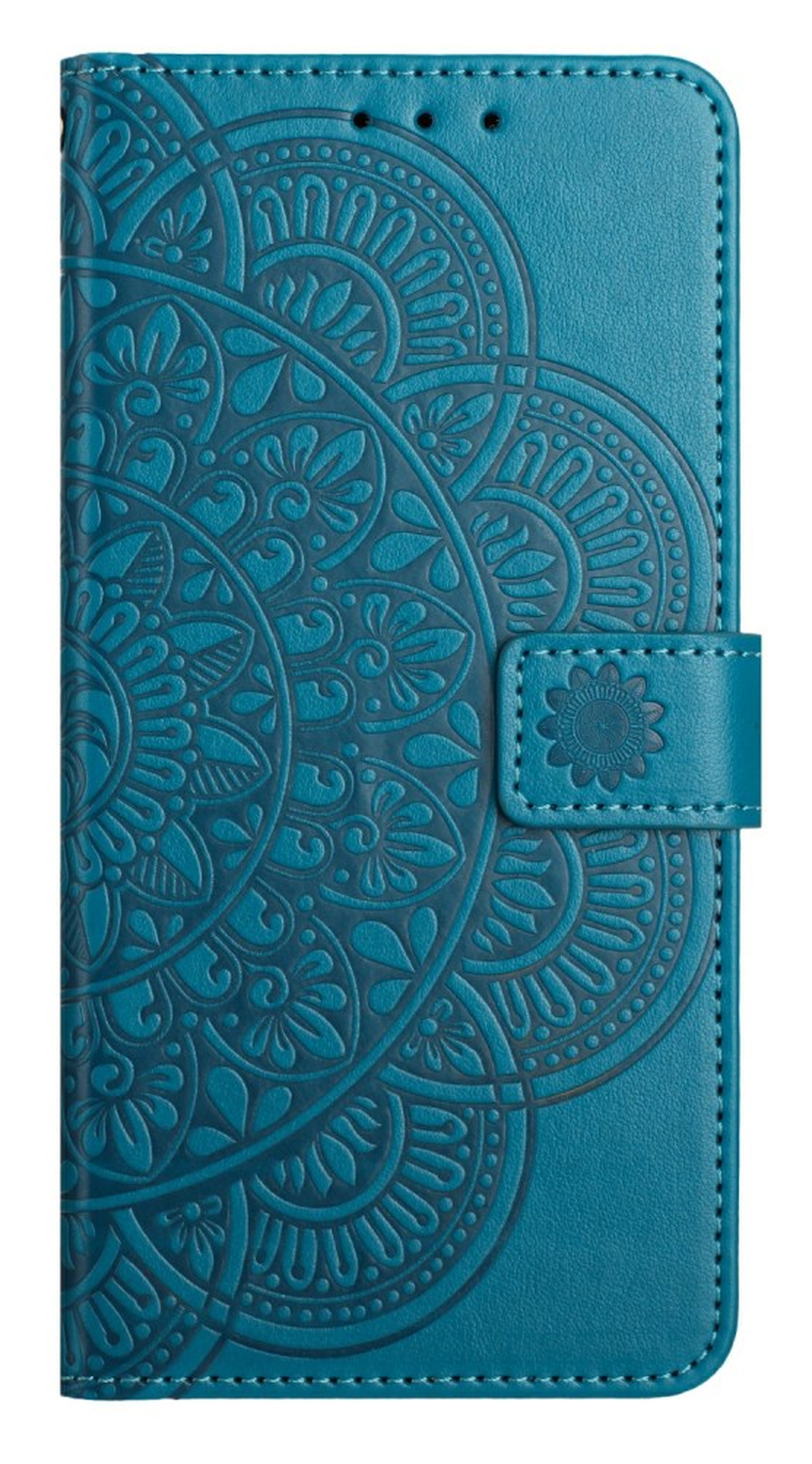 Samsung Galaxy A17 / A26 Hoesje Mandala Book Case met Pasjeshouder Blauw afbeelding 6