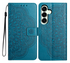 Samsung Galaxy A17 / A26 Hoesje Mandala Book Case met Pasjeshouder Blauw