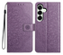 Samsung Galaxy A17 / A26 Hoesje Mandala Book Case met Pasjeshouder Paars