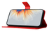 Samsung Galaxy A17 / A26 Hoesje Mandala Book Case met Pasjeshouder Rood afbeelding 3