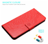 Samsung Galaxy A17 / A26 Hoesje Mandala Book Case met Pasjeshouder Rood afbeelding 4