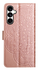 Samsung Galaxy S25 FE Hoesje Mandala Book Case met Pasjeshouder Roze Goud afbeelding 9