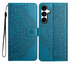 Samsung Galaxy S25 FE Hoesje Mandala Book Case met Pasjeshouder Blauw