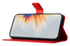 Samsung Galaxy S25 FE Hoesje Mandala Book Case met Pasjeshouder Rood afbeelding 3