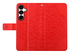 Samsung Galaxy S25 FE Hoesje Mandala Book Case met Pasjeshouder Rood afbeelding 5