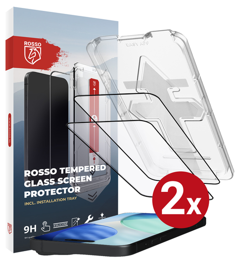 Rosso Apple iPhone 17 Tempered Glass met Installatietray (2-Pack) afbeelding 9