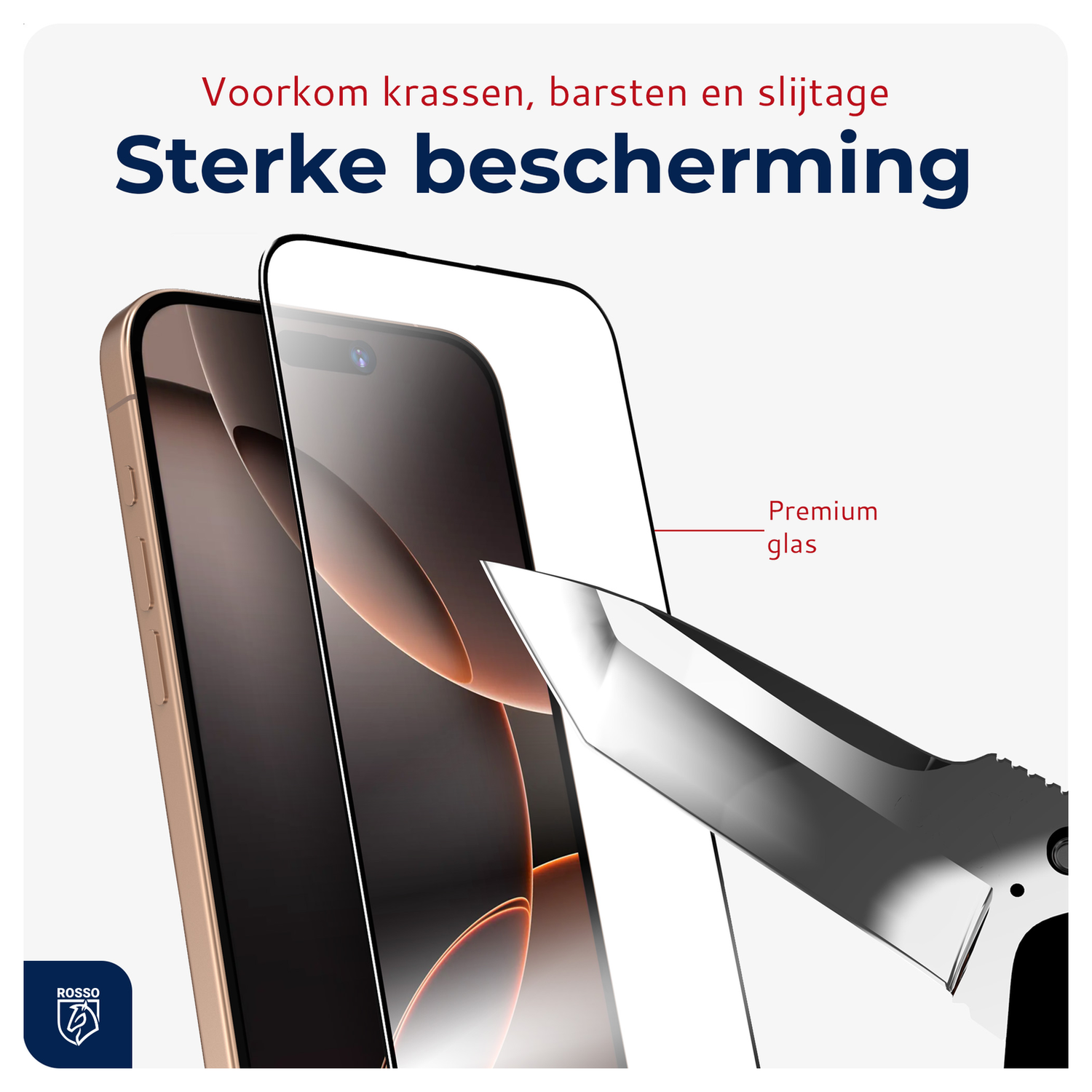 Rosso Apple iPhone Air Tempered Glass met Installatietray (2-Pack) afbeelding 5