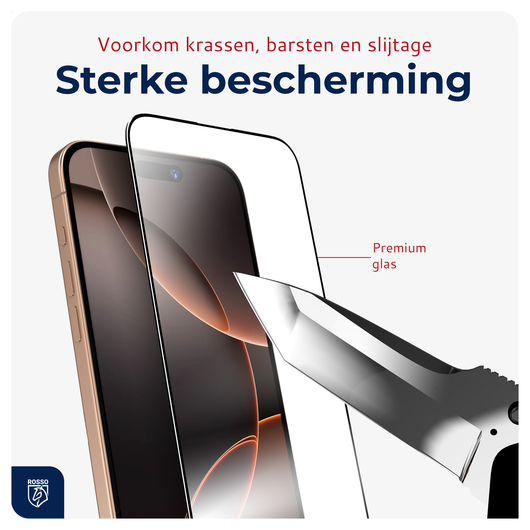 Rosso Apple iPhone Air Tempered Glass met Installatietray (2-Pack) afbeelding 5