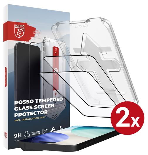 Rosso Apple iPhone 17 Pro Tempered Glass met Installatietray (2-Pack) afbeelding 1