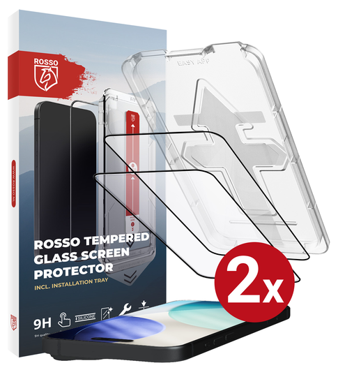 Rosso Apple iPhone 17 Pro Tempered Glass met Installatietray (2-Pack) afbeelding 10