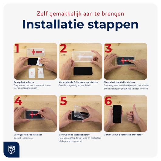 Rosso iPhone Air Privacy Glass met Installatietray Dust Removal (2-Pack) afbeelding 11
