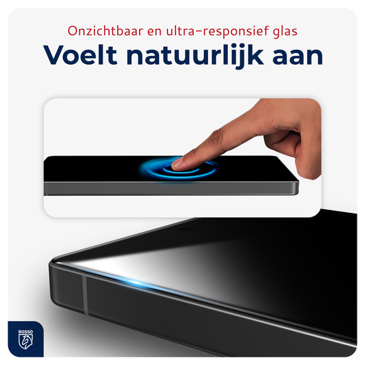 Rosso iPhone Air Privacy Glass met Installatietray Dust Removal (2-Pack) afbeelding 8