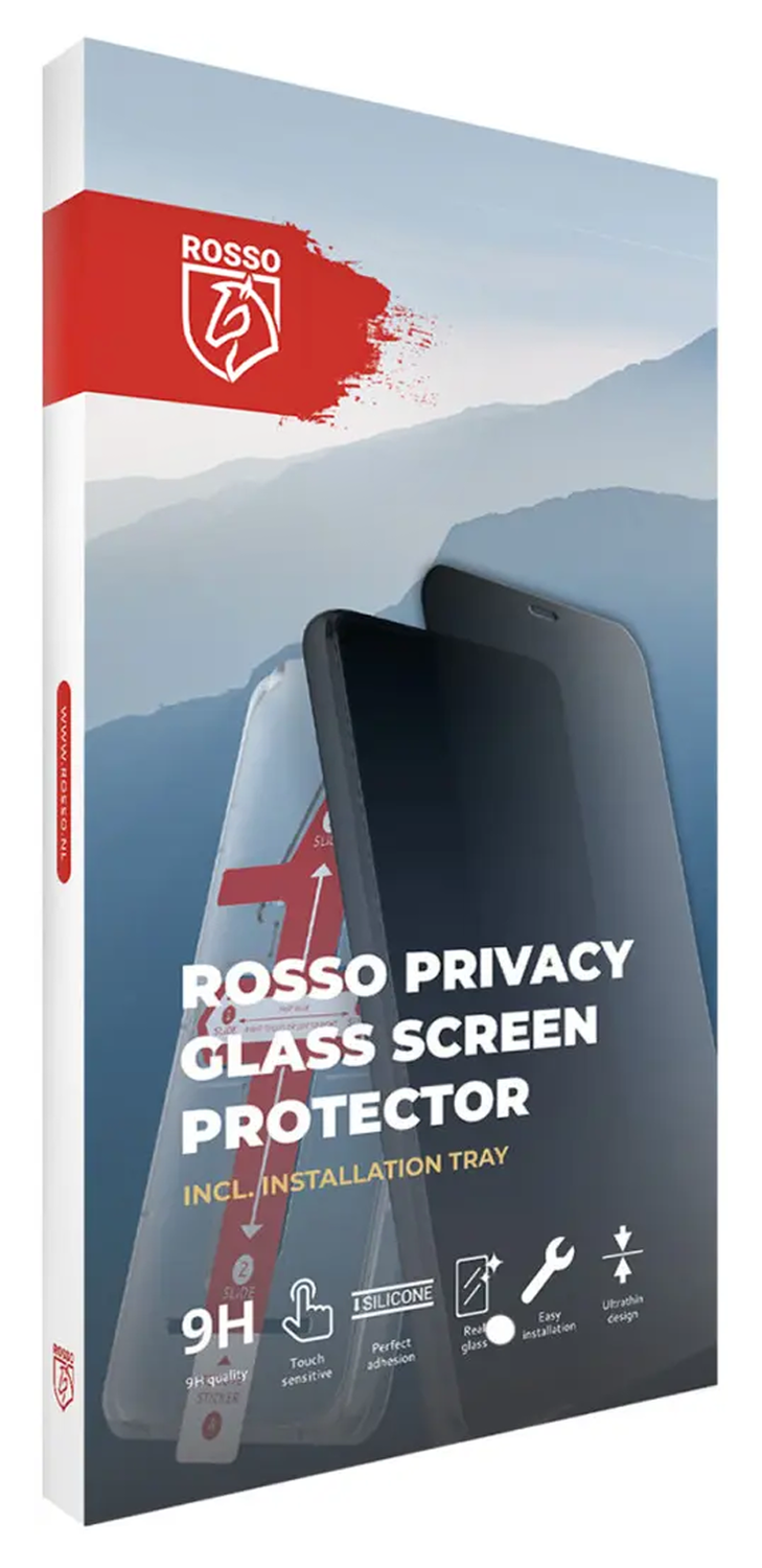 Rosso iPhone 17 Pro Privacy Glass met Installatietray Dust Removal (2-Pack) afbeelding 13