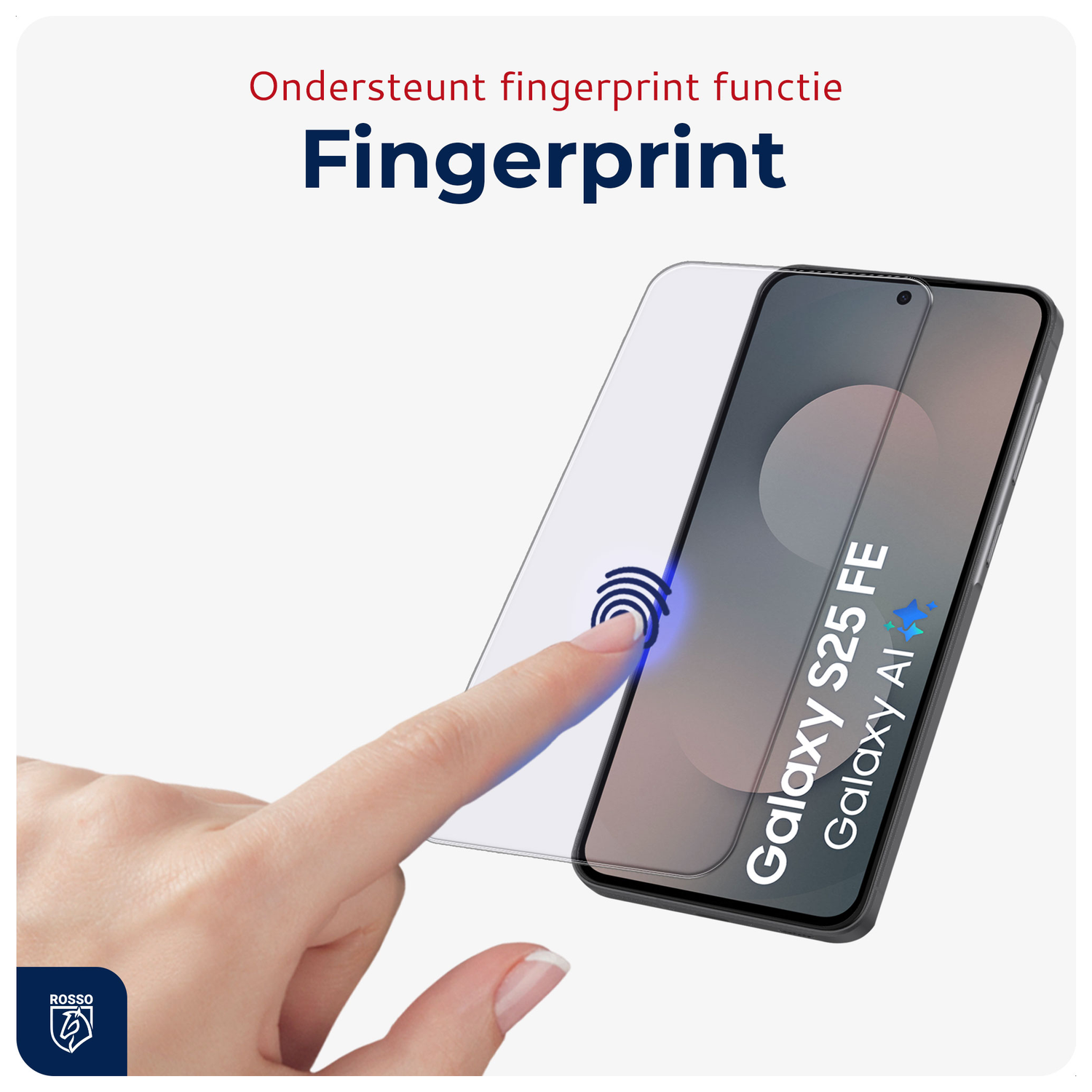 Rosso Samsung Galaxy S25 FE Tempered Glass met Installatietray (2-Pack) afbeelding 2