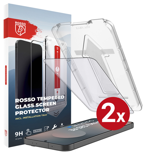 Rosso Samsung Galaxy S25 FE Tempered Glass met Installatietray (2-Pack) afbeelding 11