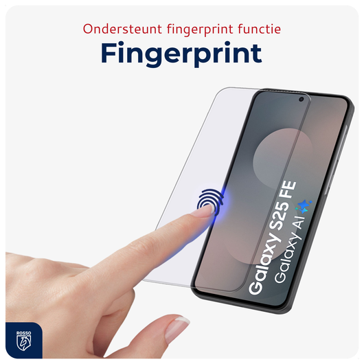 Rosso Samsung Galaxy S25 FE Tempered Glass met Installatietray (2-Pack) afbeelding 2