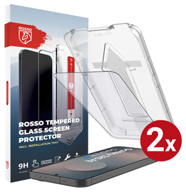 Rosso Samsung Galaxy S25 FE Tempered Glass met Installatietray (2-Pack) afbeelding